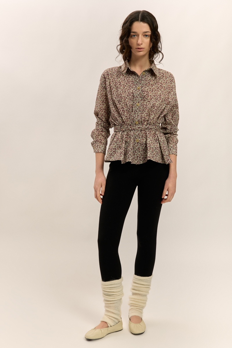 Liberty shirt with a bow at...