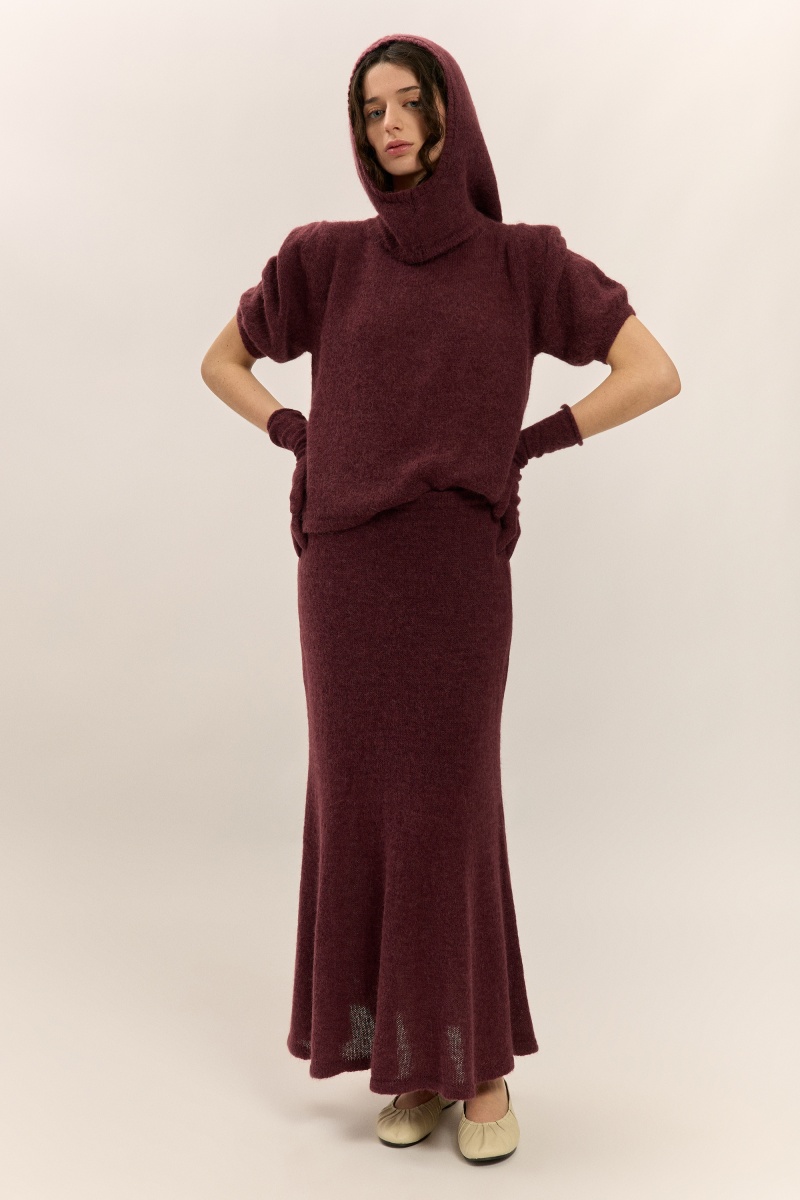 Falda sirena alpaca