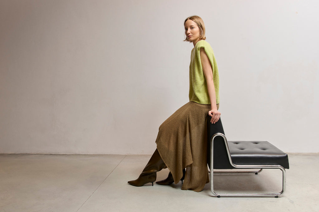 Chaleco oversize hombrera
