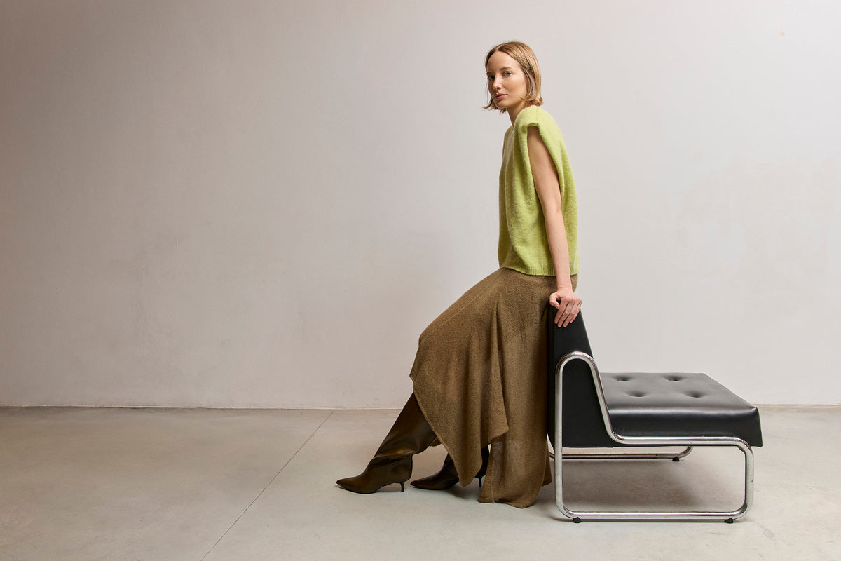 Chaleco oversize hombrera