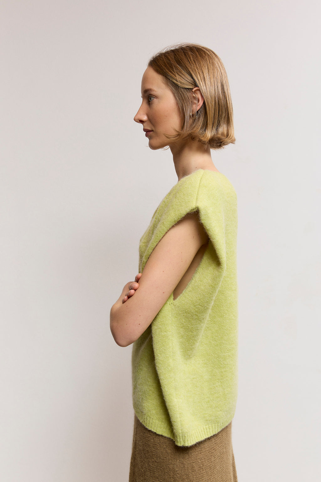 Chaleco oversize hombrera