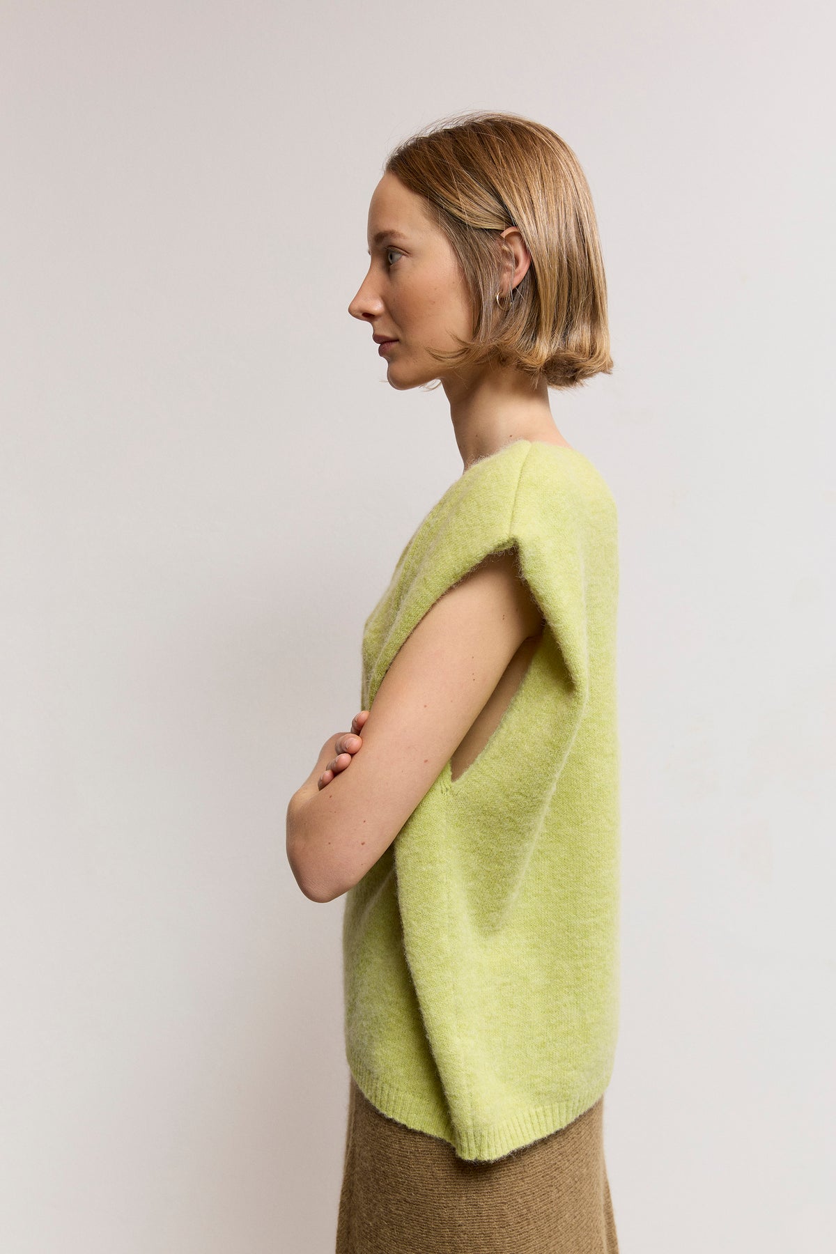 Chaleco oversize hombrera