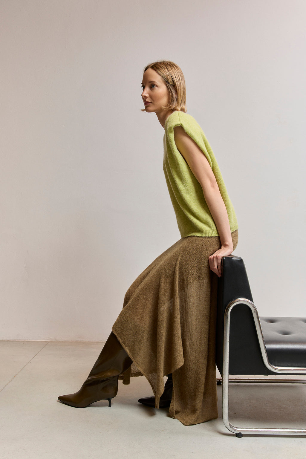 Chaleco oversize hombrera