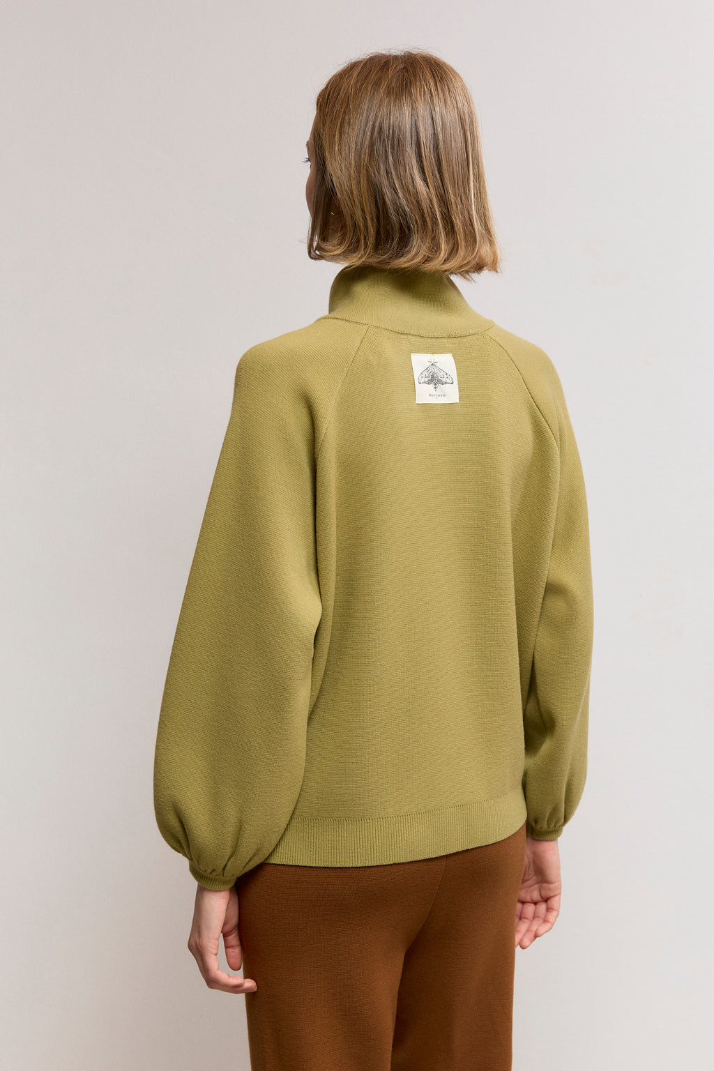 Funel neck Knit Sweater