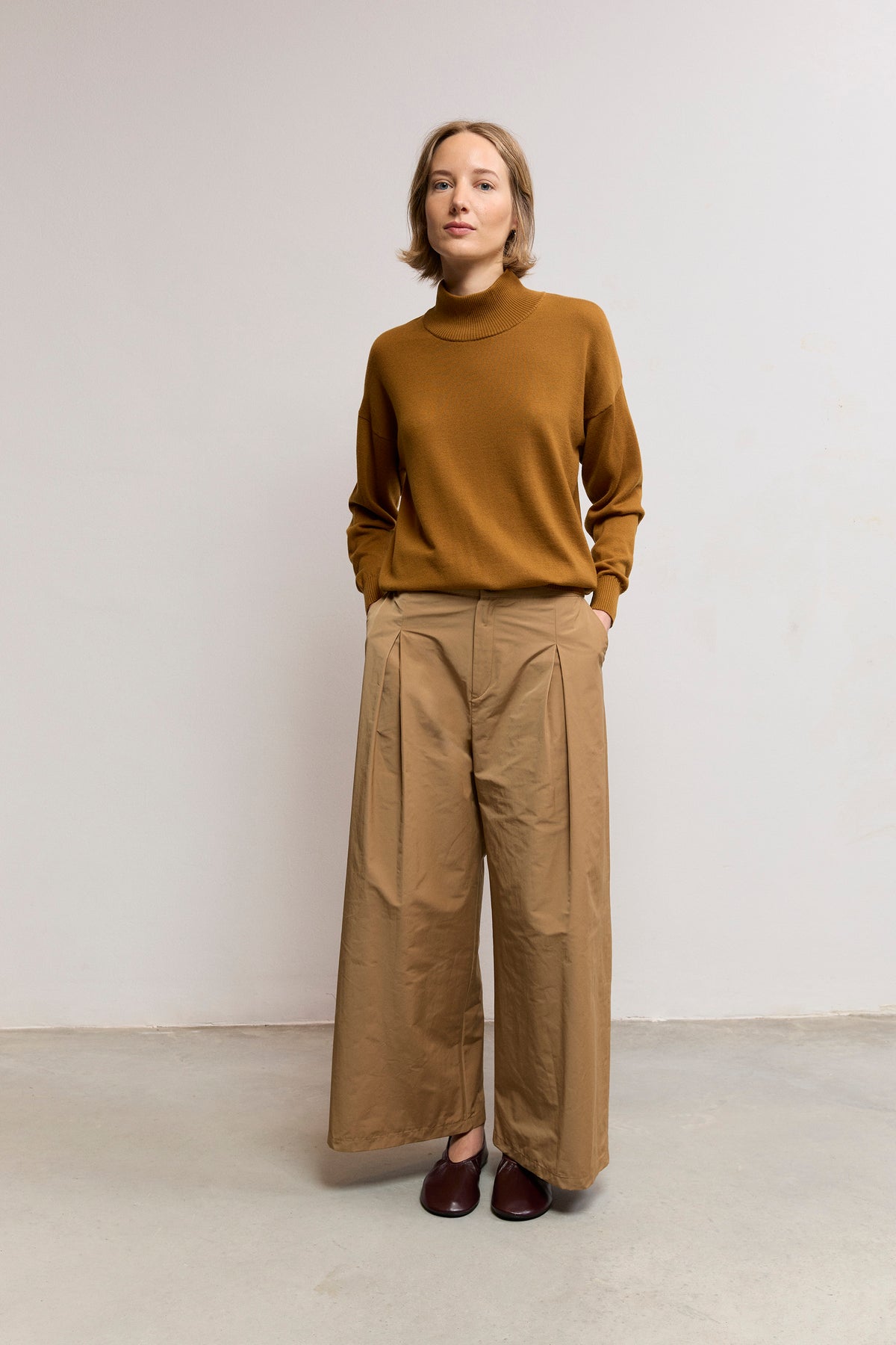 Turtleneck Knit Sweater