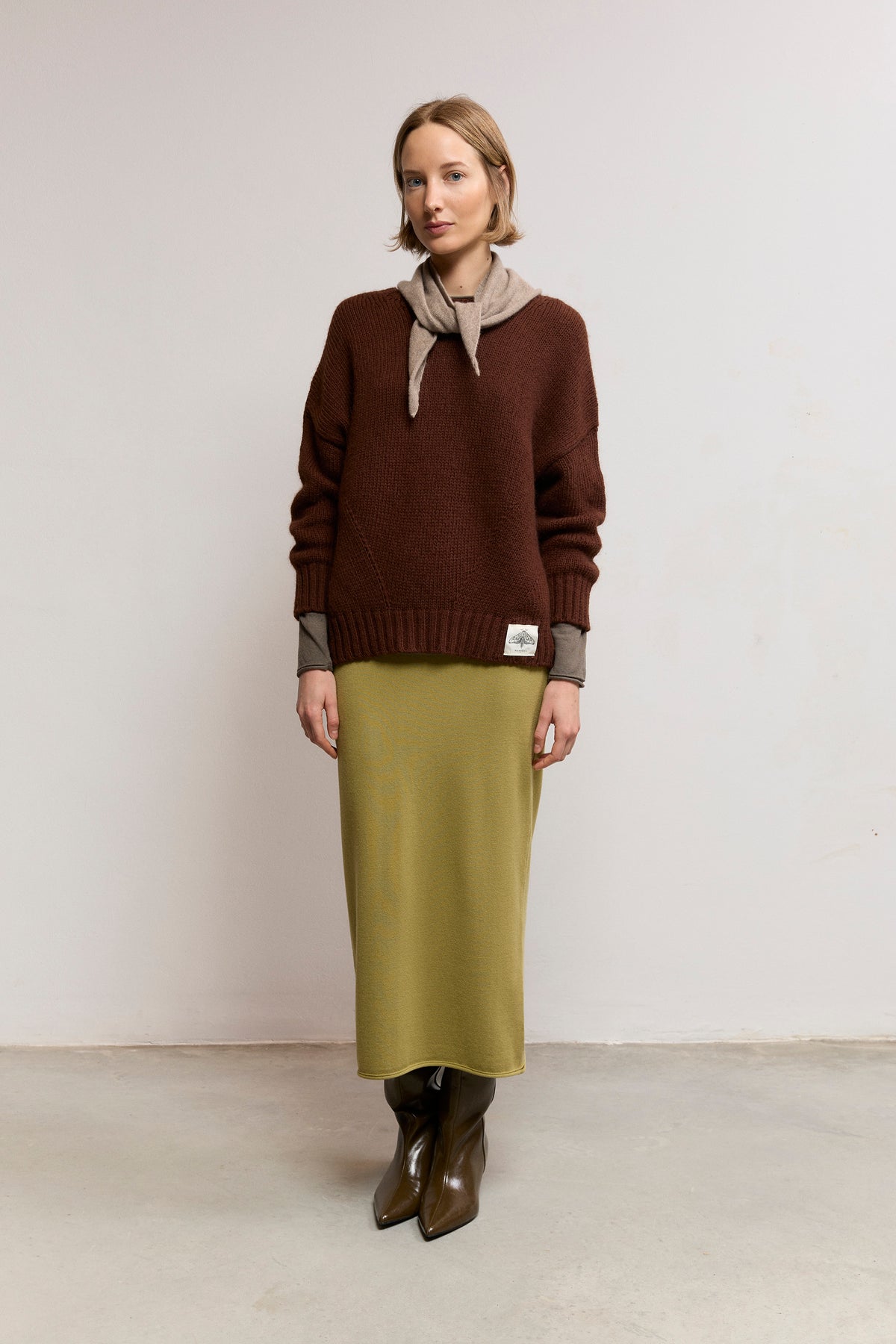 Fully Fashioned Knit Sweater