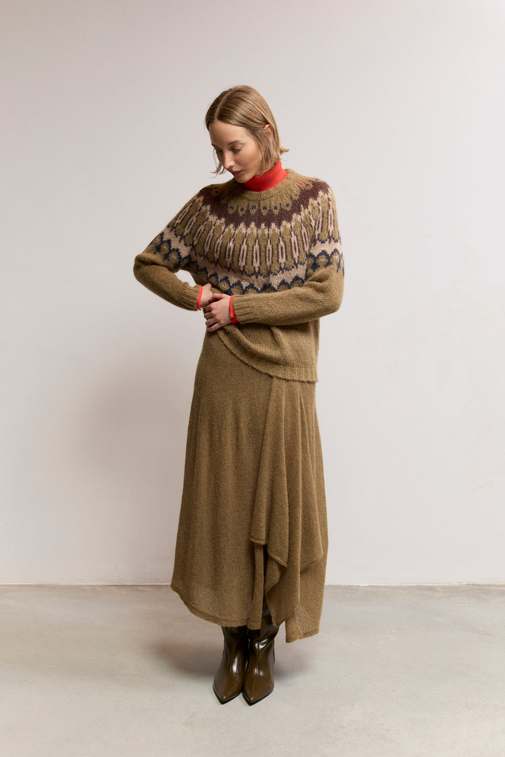 Fair Isle Knit Sweater