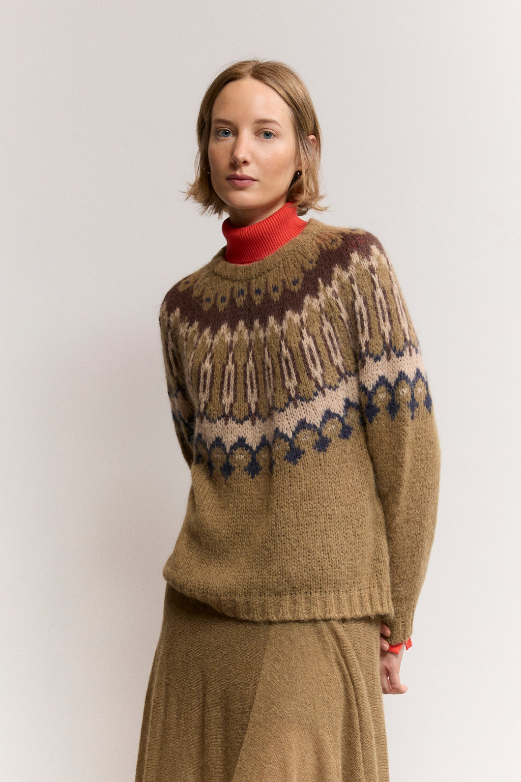 Fair Isle Knit Sweater
