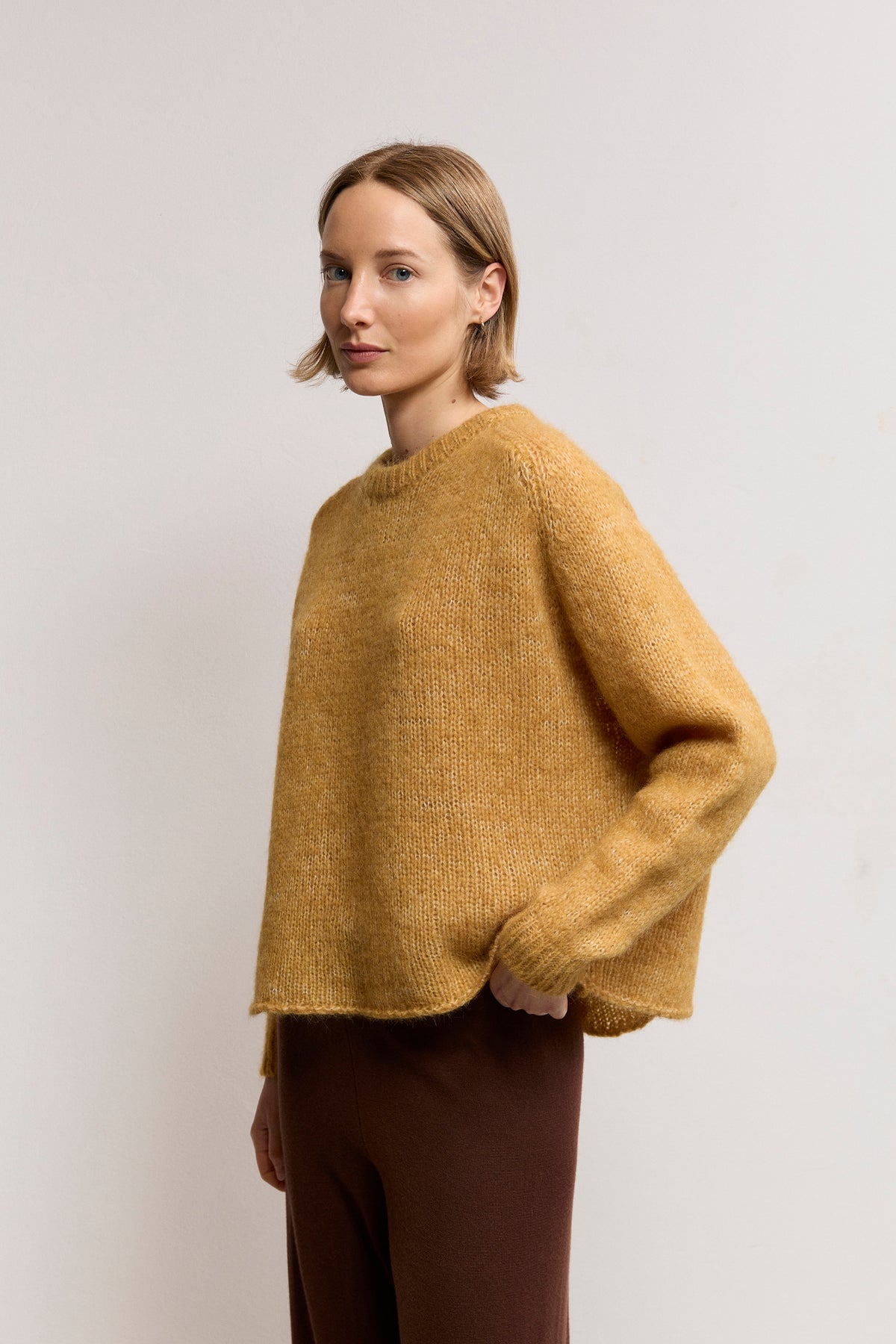 Oversized Superfine Alpaca Blend Sweater