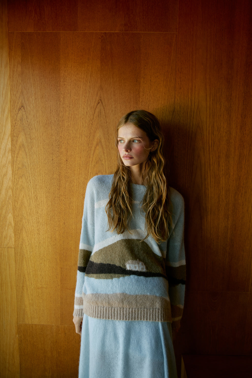 Suri Alpaca Blend Landscape Sweater