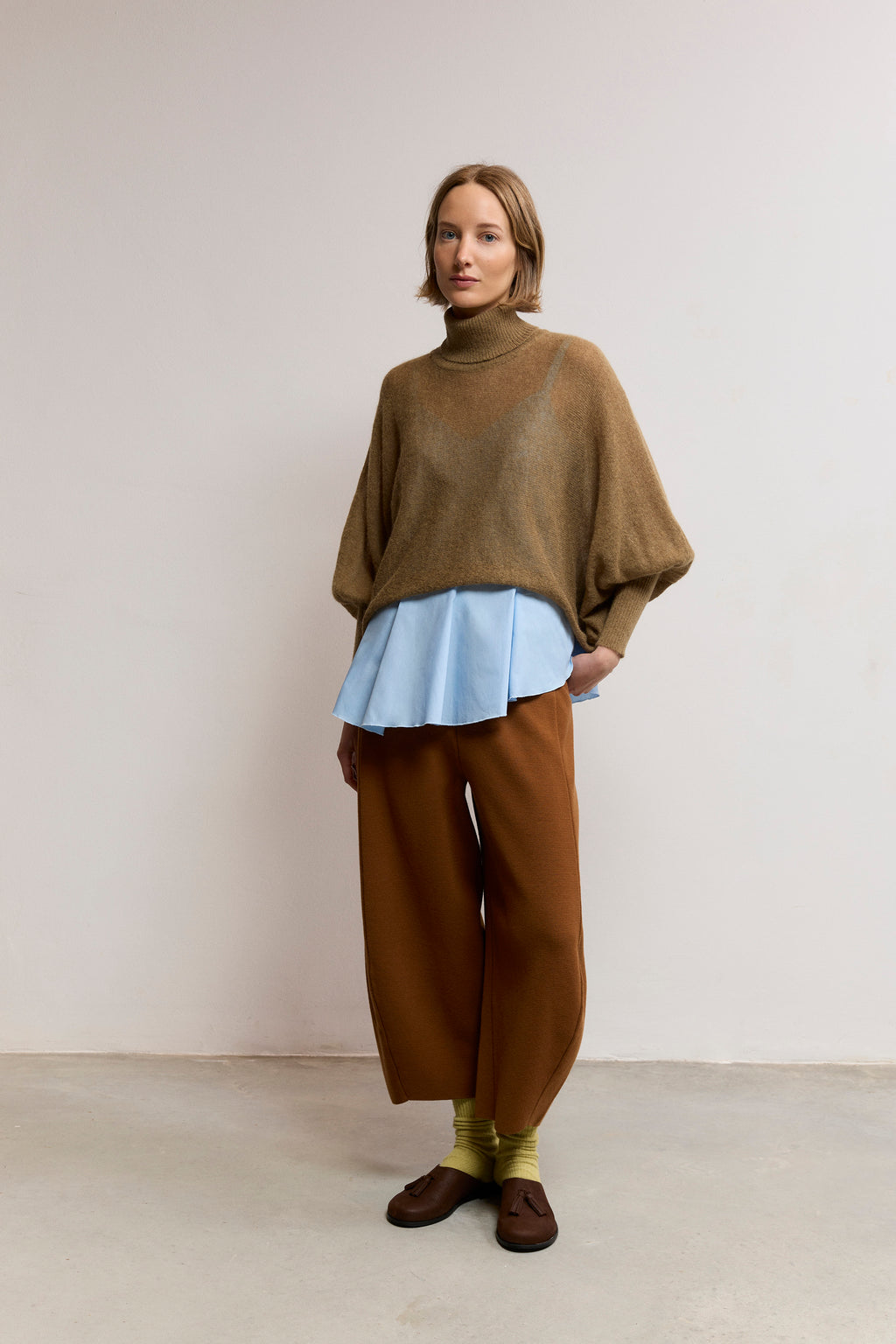 Turtleneck Batwing Sweater