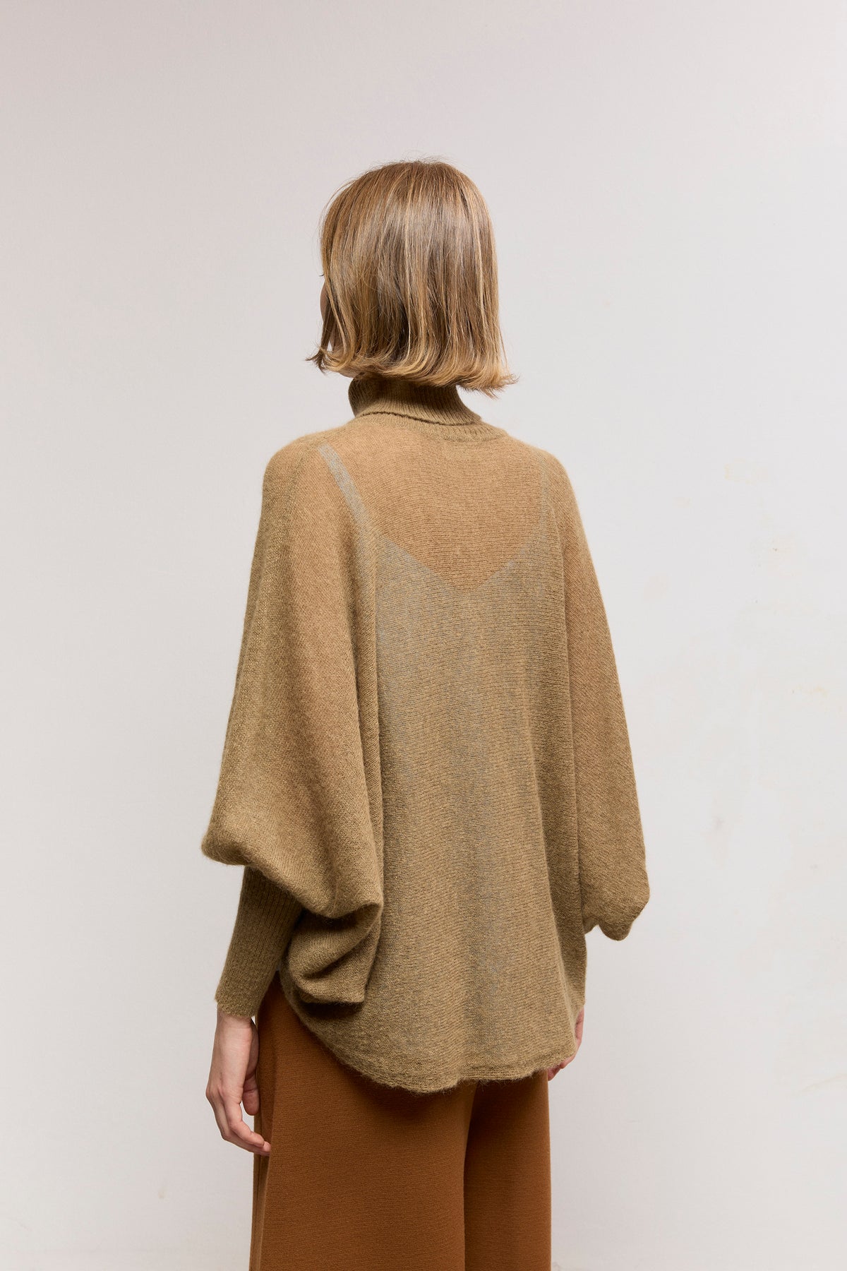 Turtleneck Batwing Sweater