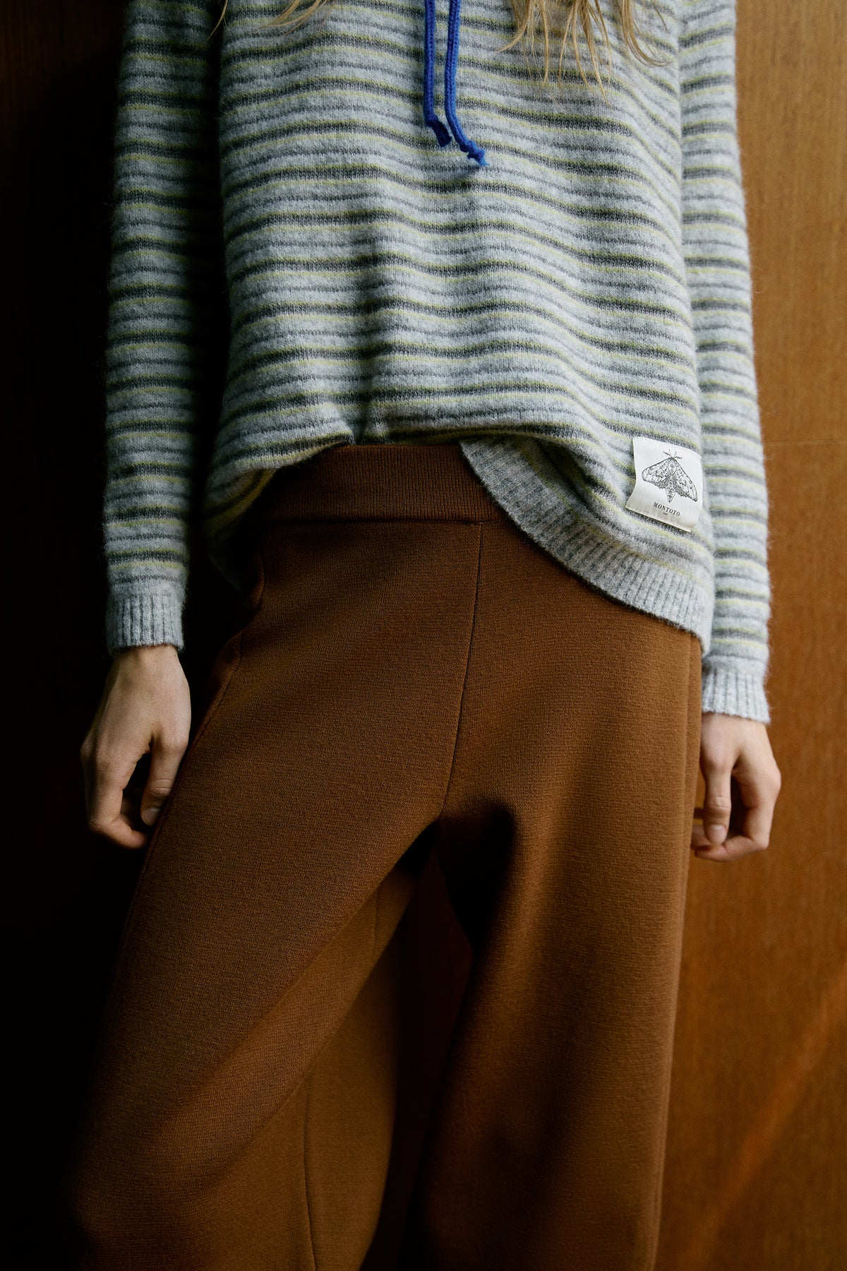Oversized Multicolor Striped Knit Sweater
