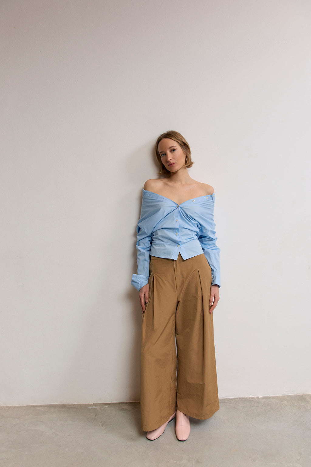 Convertible Poplin Shirt