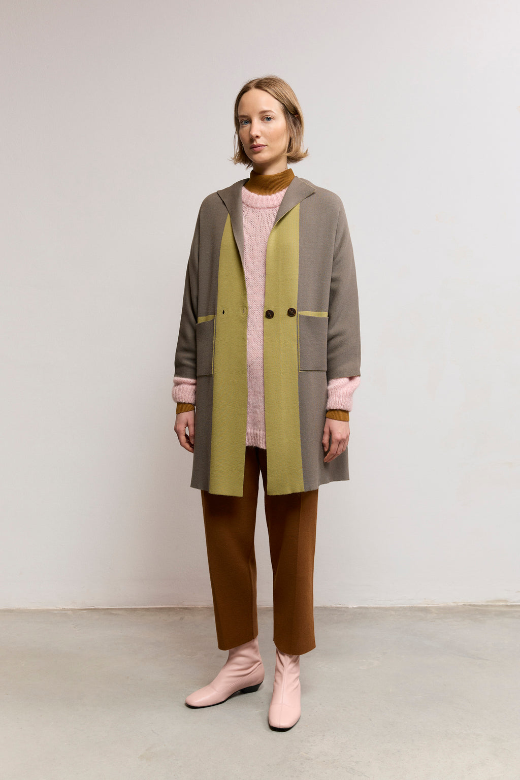 Jacquard Knit Jacket