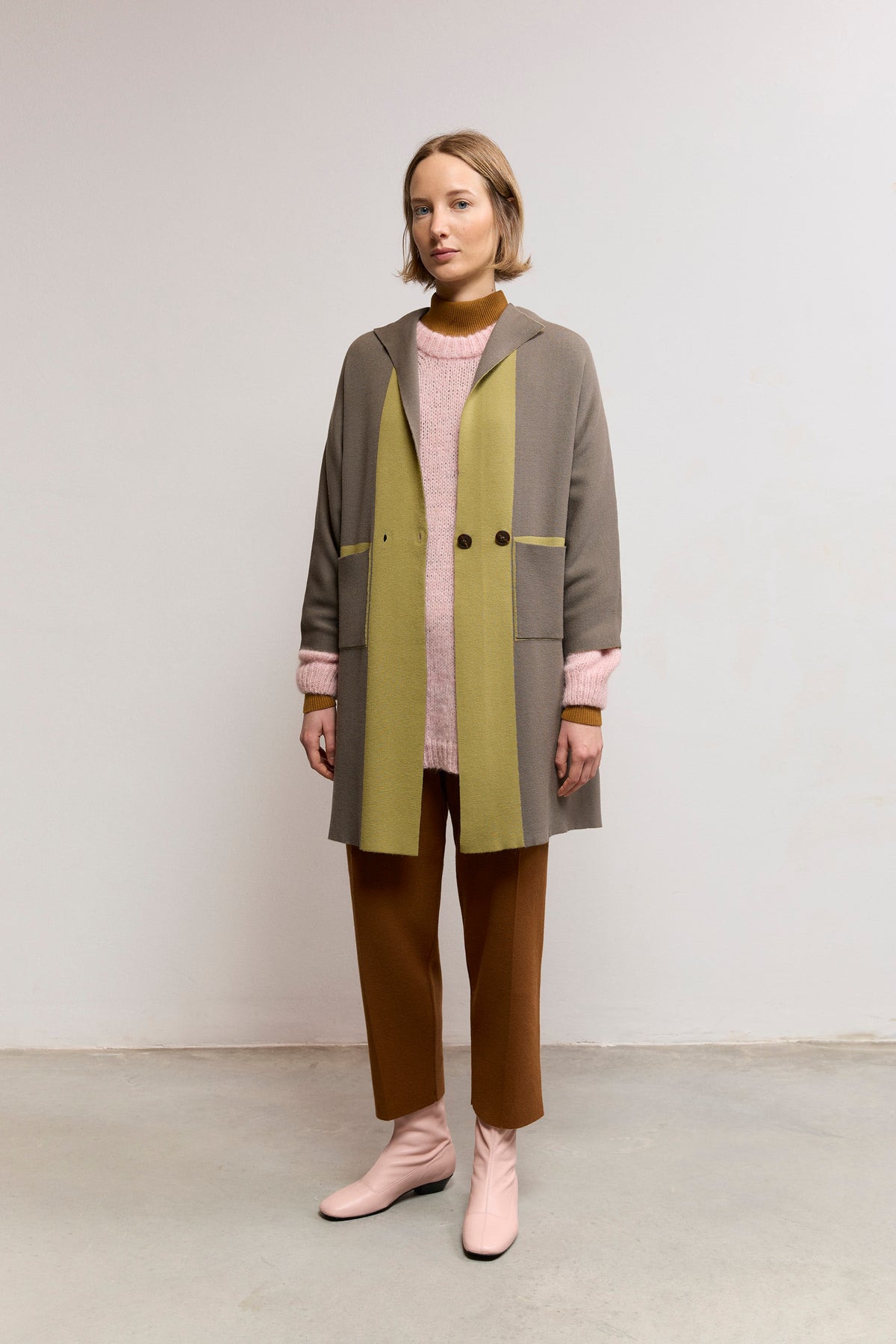 Jacquard Knit Jacket