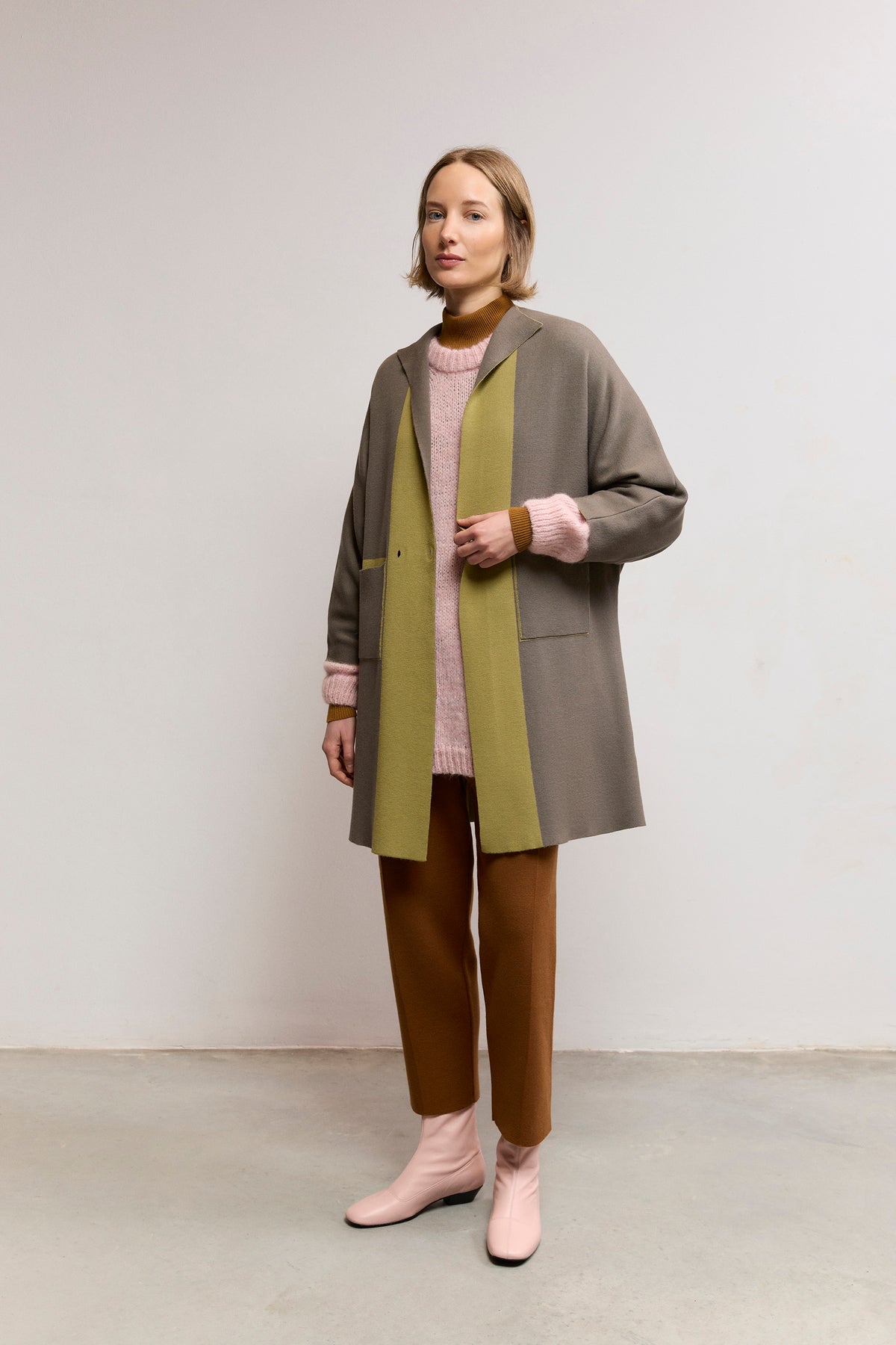Jacquard Knit Jacket