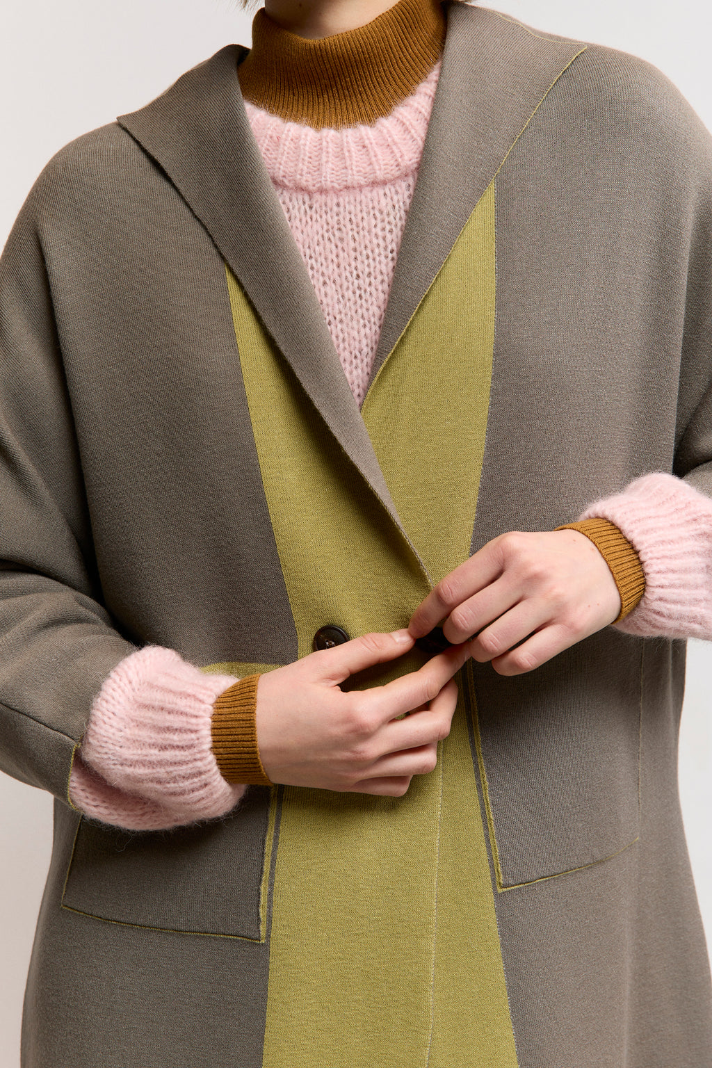 Jacquard Knit Jacket