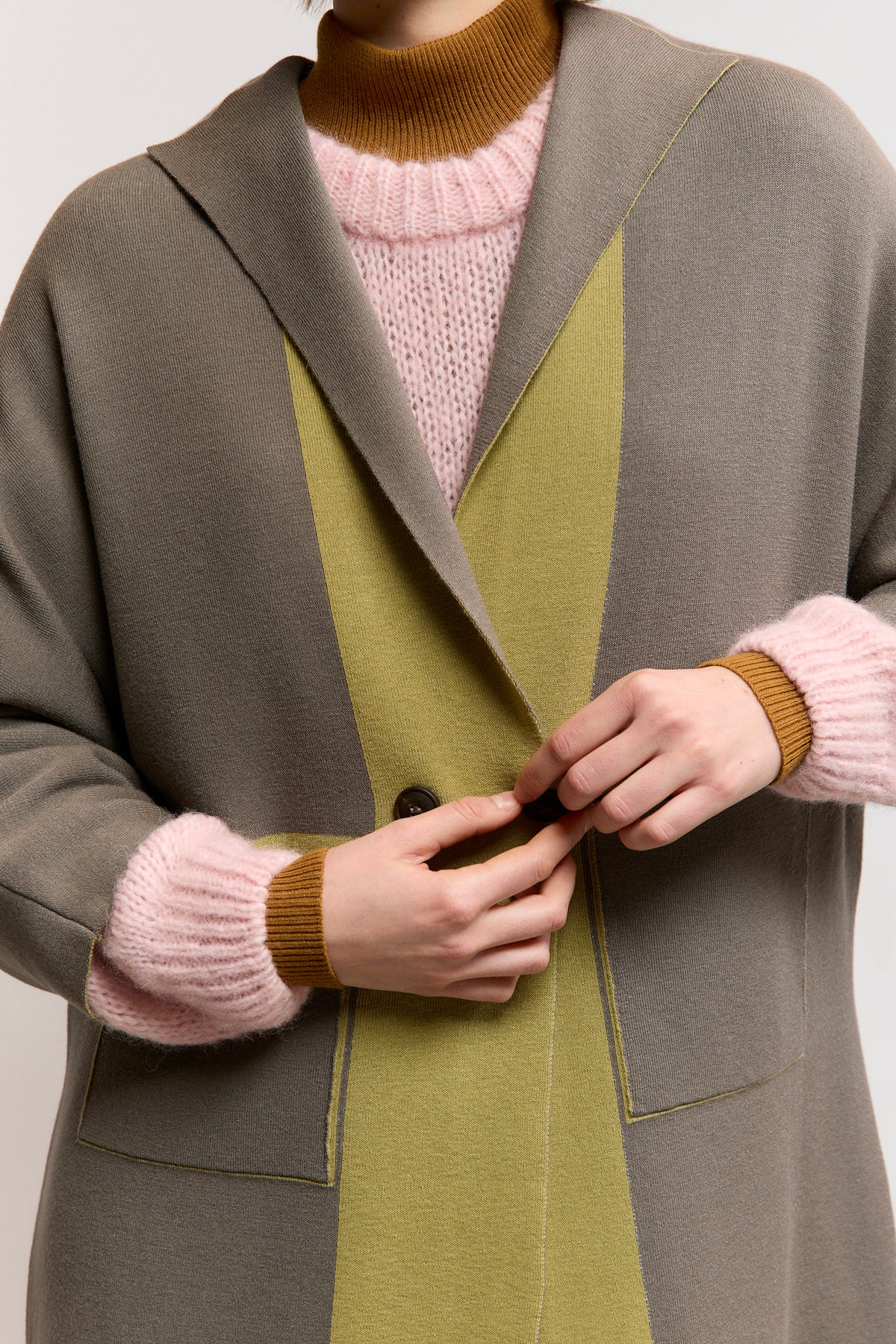 Jacquard Knit Jacket