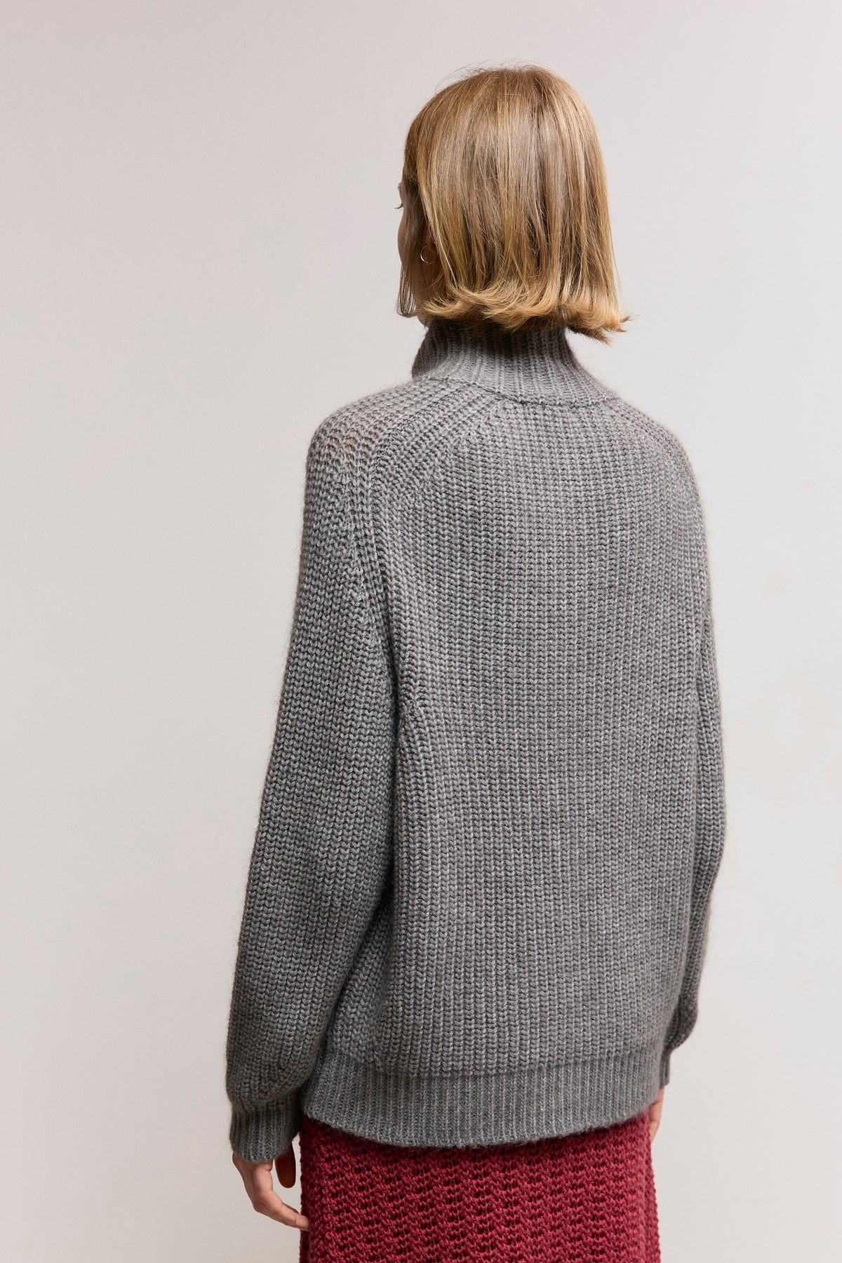 Mohair Blend Pearl-Knit Jacket
