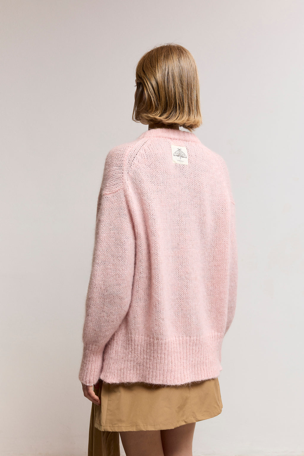Superfine Alpaca Blend Chunky Knit Cardigan