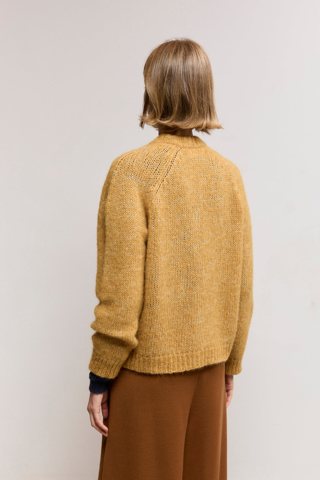 Chunky Raglan Knit Cardigan