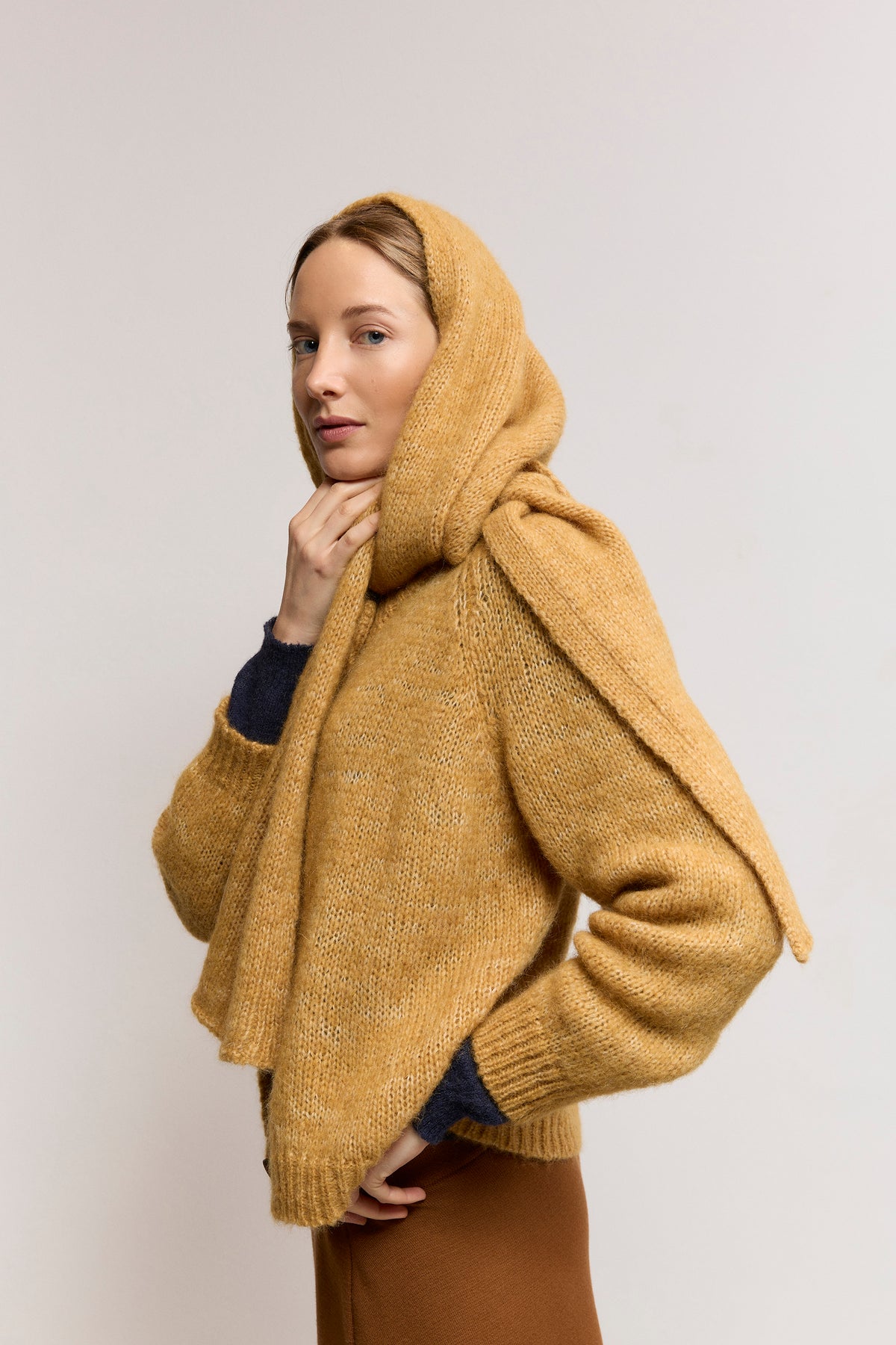 Chunky Raglan Knit Cardigan