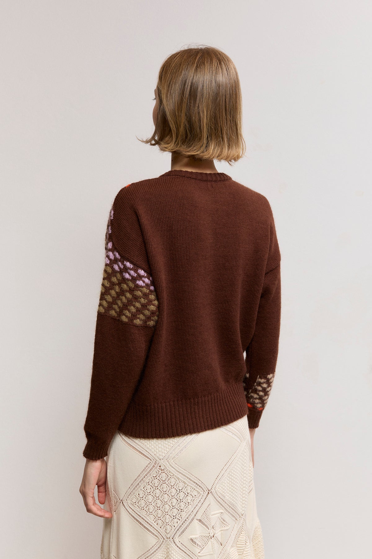 Mohair Blend Knit Cardigan