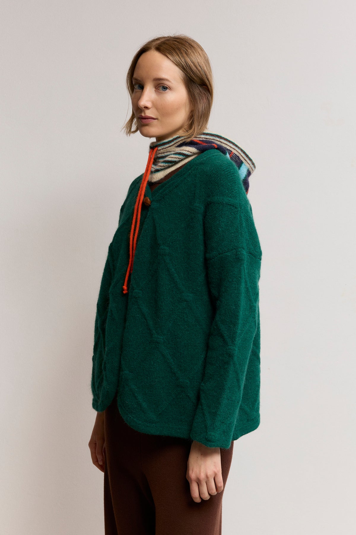 Chunky Textured Knit Cardigan